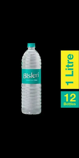 Bisleri - Water, 1 LTR (Pack of 12)
