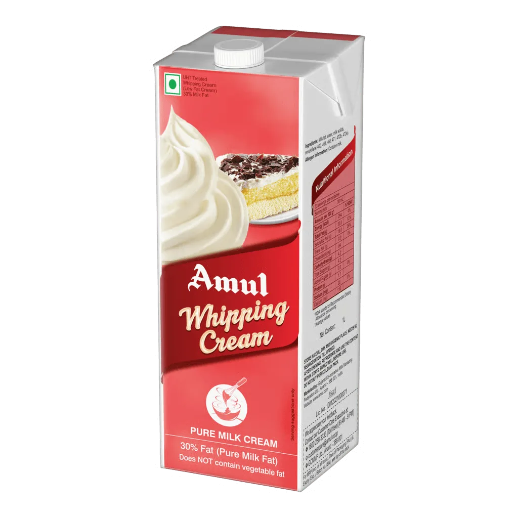 Amul - Gold Full Cream Milk, 1 L