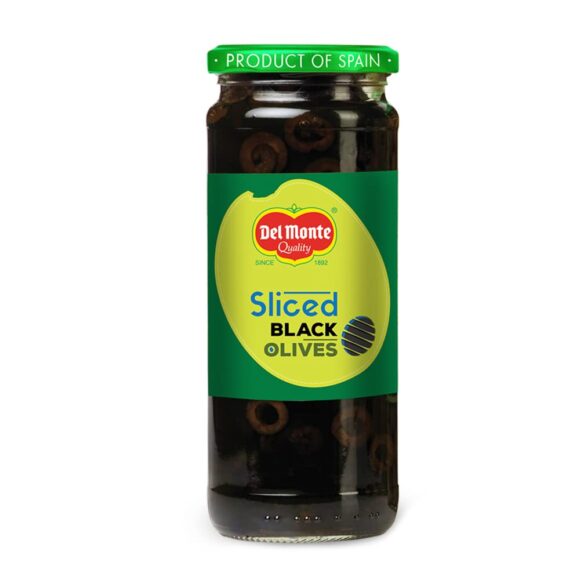 Delmonte- Black olive Sliced-450GMS